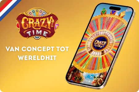 Crazy Time spelshow casino ontwikkeling en wiel ontwerp